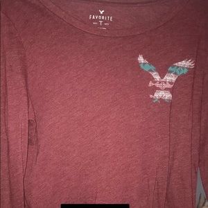 american eagle long sleeve with logo